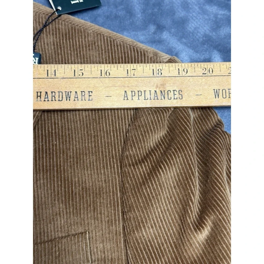 Lauren Ralph Lauren Corduroy Blazer Men's 42 Reg Brown Cotton Sport Coat NWT